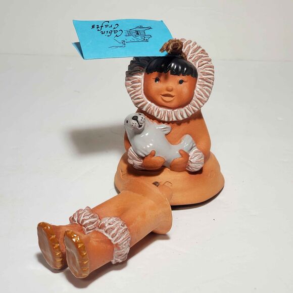 Cabin Crafts Pottery Alaska Bell Wind Chime - Picture 8 of 9